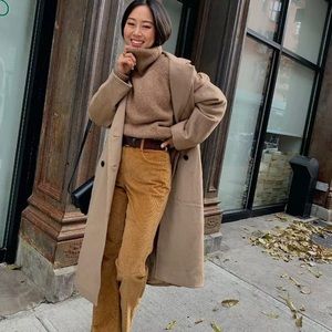 Aritzia babaton day off turtleneck alpaca wool sweater